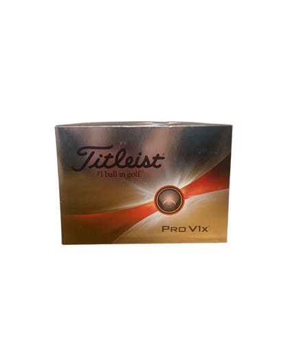 Titleist Pro V1x Golf Balls - T2048S - White (One Dozen) (1,2,3, & 4’s) NIB