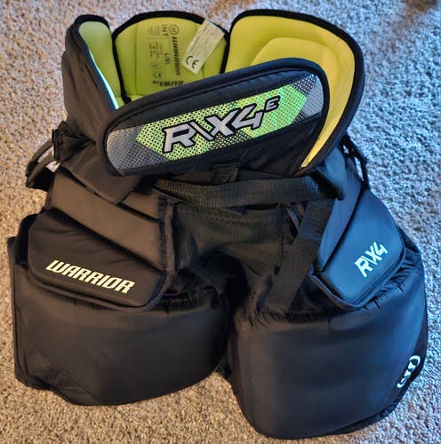 Warrior RX4E INT L/XL Hockey Goalie Pants (Used)