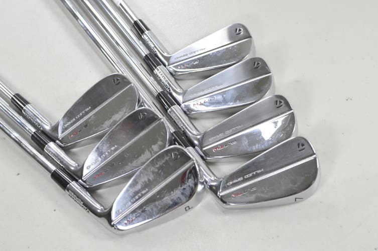 TaylorMade P7TW 4-PW Iron Set X-Stiff Flex RH Project X Rifle 6.5 Steel # 224108