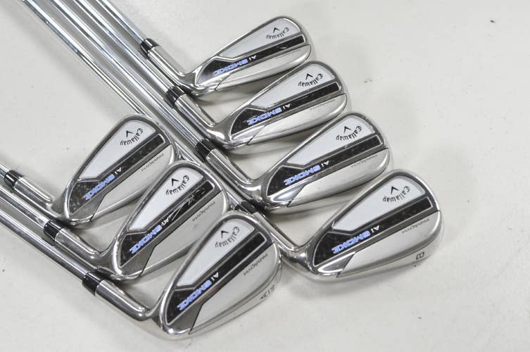 Callaway Paradym Ai Smoke 5-PW,AW Iron Set Regular Flex MPH 95g RH Steel #224077