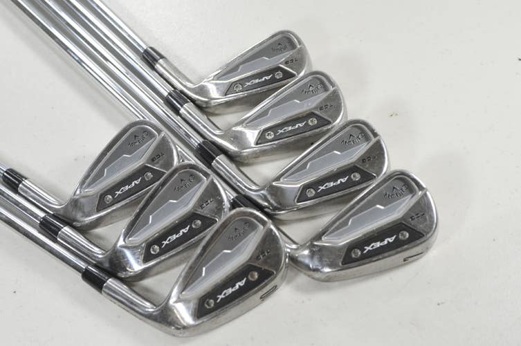Callaway Apex TCB 24 Iron Set X-Stiff Flex RH Project X Rifle 6.5 Steel #224102