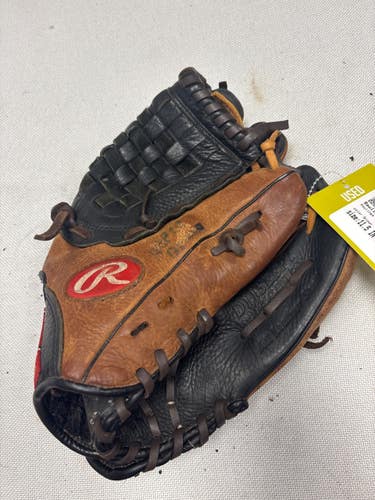 Used Rawlings D115BBPT BB/SB Glove RH Throw Brown 11 1/2" 11490-S000276303