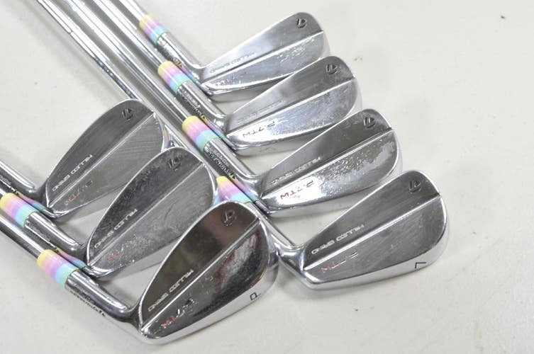 TaylorMade P7TW 4-PW Iron Set X-Stiff Flex Right DG X100 Steel #224079
