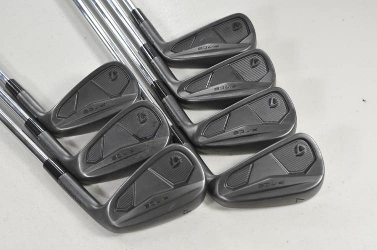 TaylorMade P7CB 2025 Battle Worn 4-PW Iron Set X-Stiff Rifle 6.5 Steel # 224106