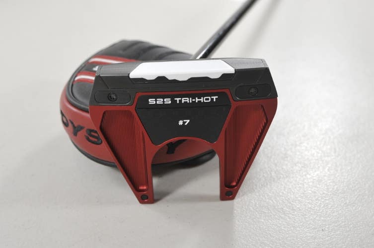 Odyssey Square 2 Square Tri-Hot #7 35" Putter RH SL 120 Steel with Cover #224217
