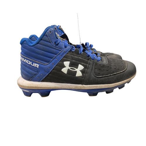 Used Under Armour BB CLEATS BB/SB Cleats Royal Blue Junior 04.5 11847-S000037615