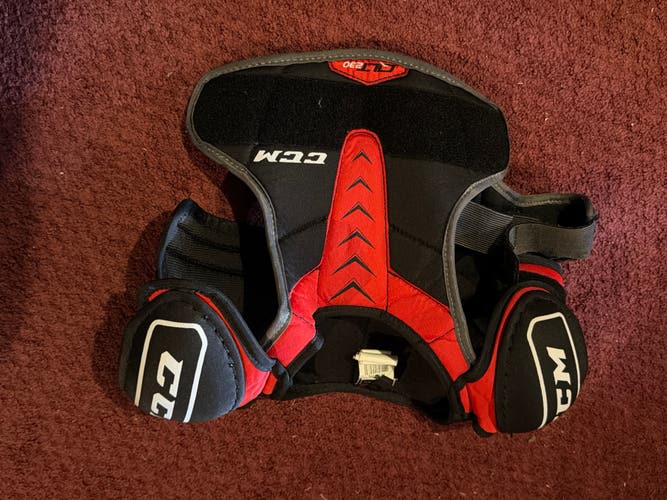 Large Youth CCM QLT 230 Shoulder Pads (Used)