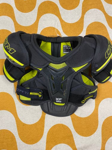 Small Junior CCM Tacks XF 80 Shoulder Pads (Used)