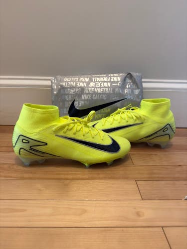 Nike Mercurial Superfly 10 Elite FG Cleats (New) Green Men's Size M 11.5