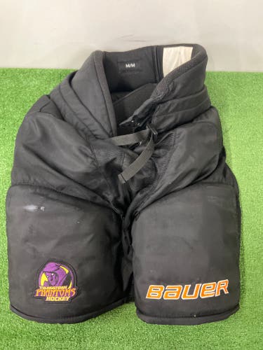 Black Bauer Custom Nexus Elite Hockey Pants Pro Stock (Used) | Senior Medium | Youngstown Phantoms