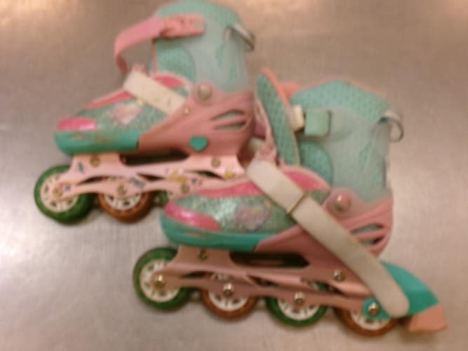Used GLAM ADJ 4-7 Junior Rec Fitness Skates Pink Adjustable 11339-S000205274
