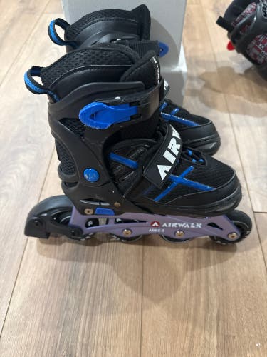 Airwalk Inline Skates Regular Width (Used) good used condition adjustable size 1-4