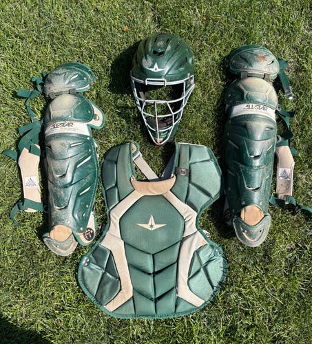 Green All Star System 7 Axis Catcher's Set (Used)