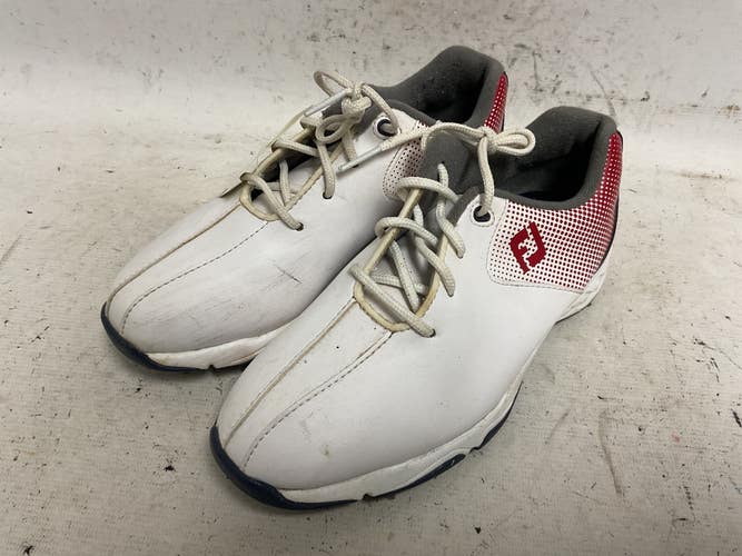 Used Foot Joy 45014 Jr Golf Shoes White Junior 02 11855-S000208069