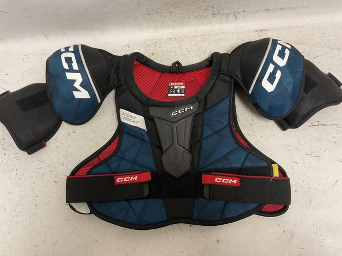 Used CCM NEXT Senior Shoulder Pads Navy Blue SM 11855-S000208031