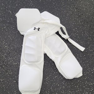 Used Under Armour Youth FB Integrated Pants White SM 11849-S000042723