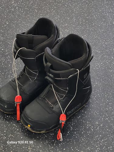 Used Burton IMPRINT 1 Mens Snowboard Boots Black Senior 11 11849-S000042721