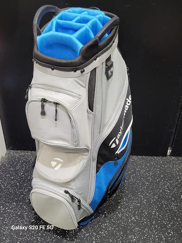 Used Taylormade SUPREME 2018 CART BAG Mens Stand Bag Grey 11849-S000042712