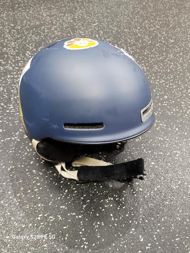 Used Smith MAZE Snowsport Helmet Youth Navy Blue MD 11849-S000042664