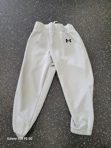 Used Under Armour YOUTH BASEBALL PANTS BB/SB Pant Boys Grey MD 11849-S000042651