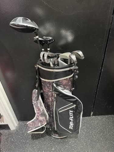 Used Top Flite TOPFLITE Mens Package Set RH Black 10 Piece 11849-S000042578
