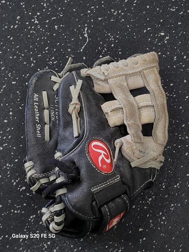 Used Rawlings SURE CATCH BB/SB Glove LH Throw Black 11" 11849-S000042573