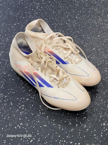 Used Adidas F50 Soccer Cleats White Senior 7 11849-S000042565
