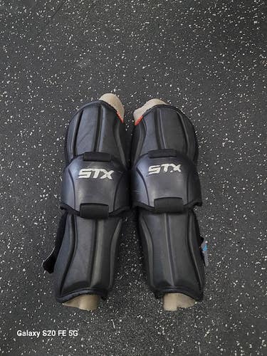 Used STX 700 SURGEON Lacrosse Arm Pads/Guards Black XL 11849-S000042550