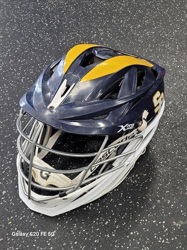 Used Cascade XRS PRO Lacrosse Helmet Navy Blue One Size 11849-S000042546