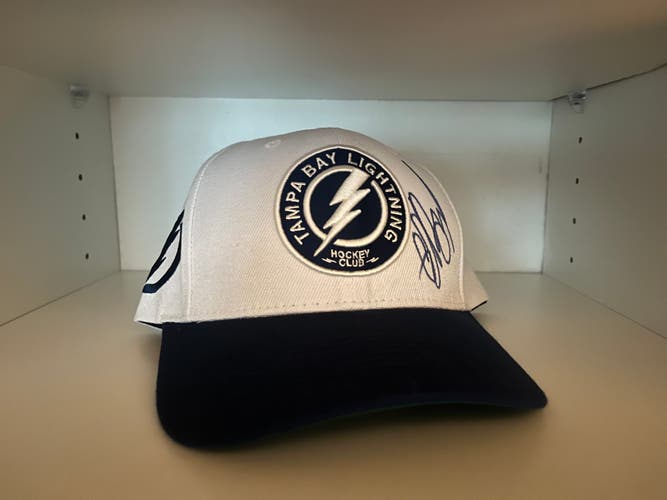 Andrei Vasilevskiy Signed Tampa Lightning Hat Mitchell and Ness