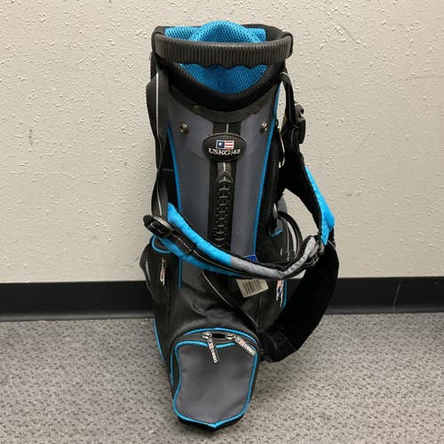 Used US Kids USKG 48 Jr Stand Bag Black And Carolina Blue 11855-S000207280