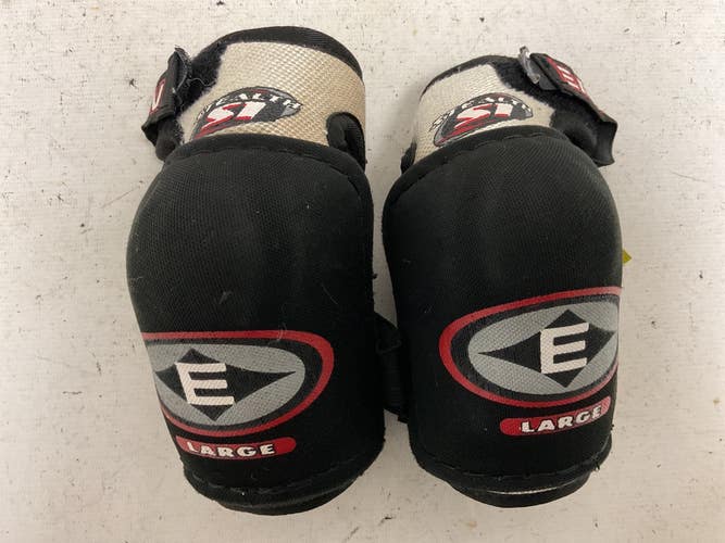 Used Easton STEALTH S1 Youth Elbow Pads Black And Red LG 11855-S000207711