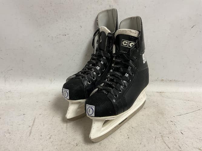 Used CCM CHAMPION 90 Junior Hockey Skate Black Junior 01 11855-S000207728