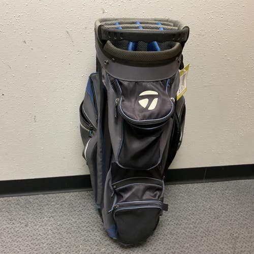 Used Taylormade 14 WAY STADRY BAG Mens Stand Bag Grey And Navy Blue 11855-S000207651