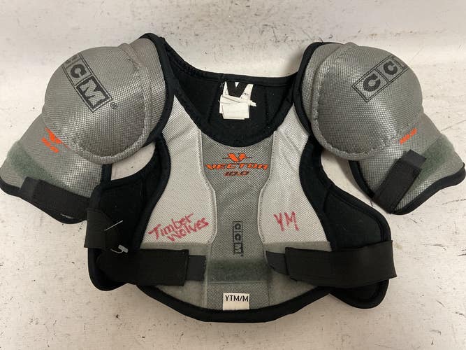 Used CCM VECTOR Youth Shoulder Pads S/M 11855-S000207654