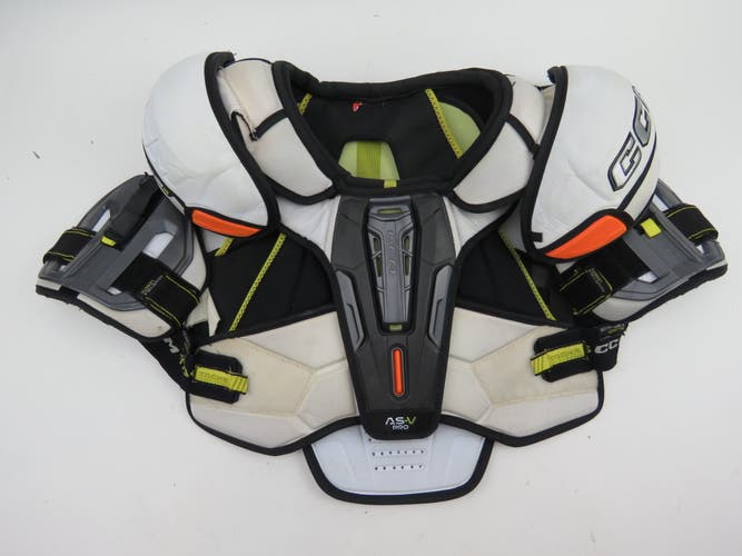 CCM Tacks AS-V PRO NHL Pro Stock Ice Hockey Shoulder Pads Protective Senior Size Large