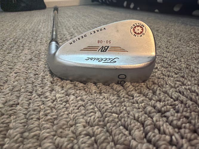 Men's Titleist Vokey Right Handed Wedge 50 Degree Steel Shaft (Used)