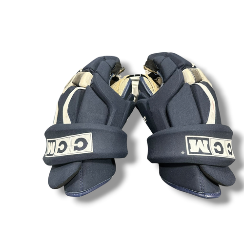 Used CCM 2.0 NHL Senior Gloves Navy Blue 15" 11375-S000380893
