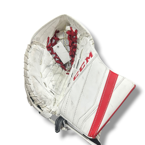 Used CCM E3.9 Senior Goalie Catcher White 11375-S000380895