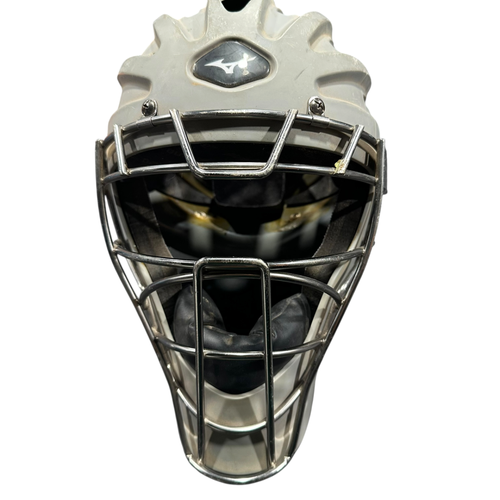 Used Mizuno SAMURAI - YOUTH Catchers Helmet w/Mask Grey S/M 11375-S000380881