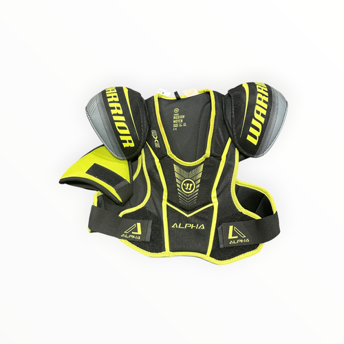 Used Warrior ALPHA QX5 Senior Shoulder Pads MD 11375-S000380825