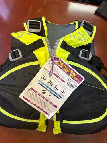 LL Bean Life Jacket (never used) Men’s Small. 90lb rated