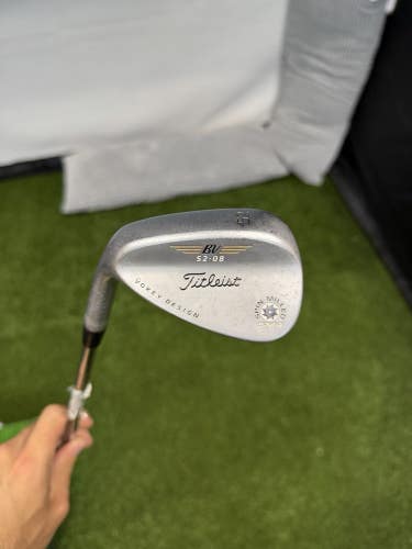 Titleist Vokey Sm4 52* 08 Wedge Steel Shaft Wedge Flex LH