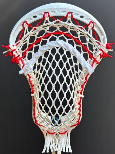 New Warrior Evo QX-O Head Custom Strung with 4s Mesh (Sample Stringing)