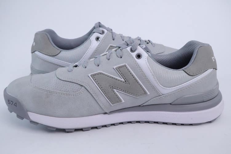 New Balance 574 Greens V2 MG574LG Light Grey Men Sz 10 Spikeless Golf Shoes #17