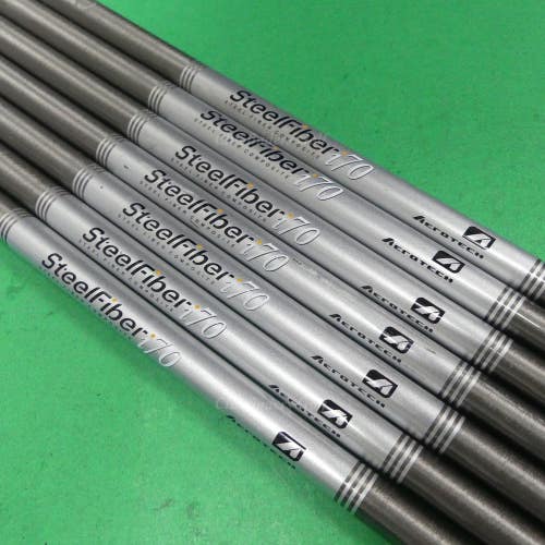 AeroTech SteelFiber i70 .370 Regular Pulled Composite Iron Shafts SET OF 7