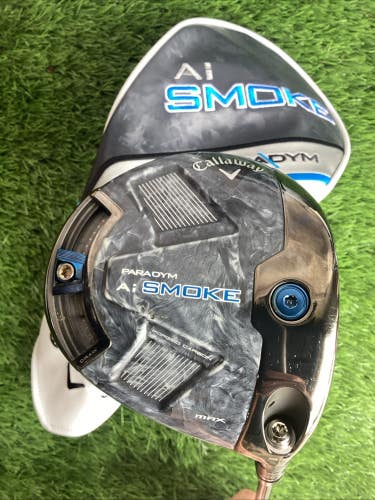 Callaway Paradym Ai Smoke Max Driver 9.0* HZRDUS 5.5 Regular Graphite Shaft VGC