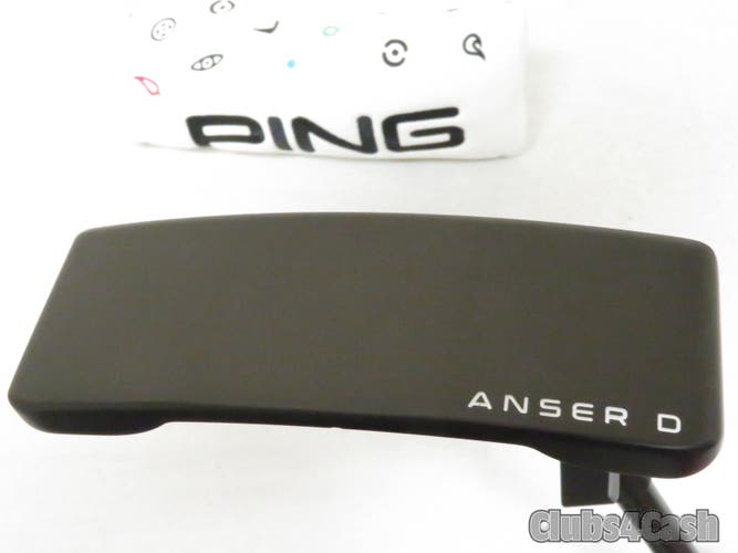 PING PLD Milled Anser D Matte Black Putter Graphite 35" +Cover .. MINT