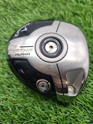 CUSTOM 2014 CALLAWAY BIG BERTHA ALPHA DRIVER 9* CLUBHEAD ONLY +HC GOOD