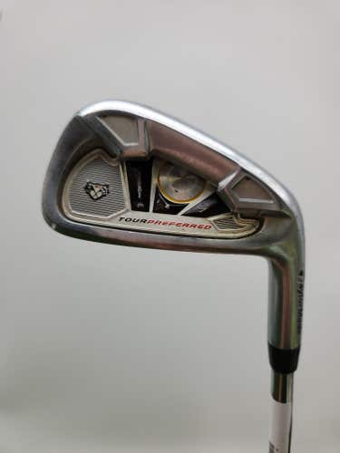 2008 TAYLORMADE TP 5 IRON STIFF STEEL SHAFT 38" GOOD